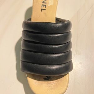 Chanel platform sandals